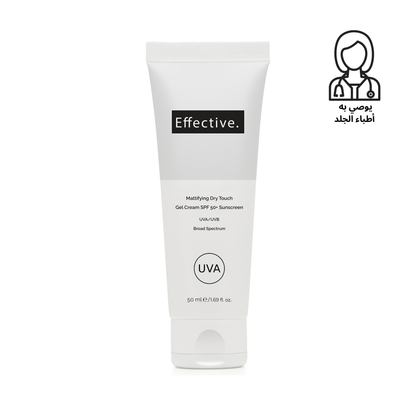 Effective Mattifying Dry Touch Gel Cream SPF50+ Sunscreen 50ml